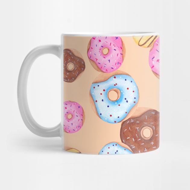 Donut pattern by RosanneCreates